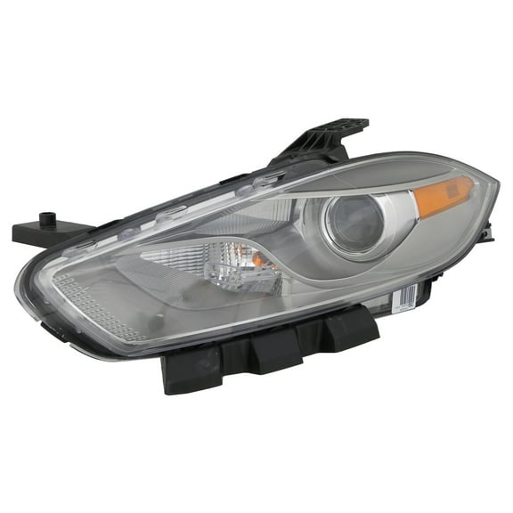 KAI New Economy Replacement Driver Side Headlight Lens And Housing, Fits 2013-2016 Dodge Dart