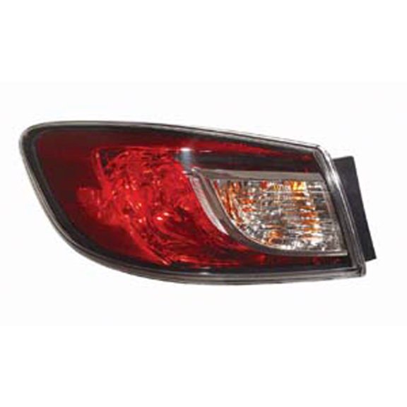 KAI New Economy Replacement Driver Side Outer Tail Light Assembly, Fits 2010-2013 Mazda 3
