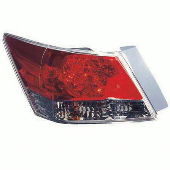 KAI New Economy Replacement Driver Side Tail Light Assembly, Fits 2008-2012 Honda Accord Sedan