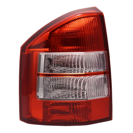 KAI New Economy Replacement Driver Side Tail Light Lens And Housing, Fits 2007-2010 Jeep Compass Mk
