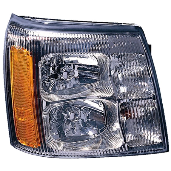 KAI New Economy Replacement Passenger Side Headlight Assembly, Fits 2002-2002 Cadillac Escalade