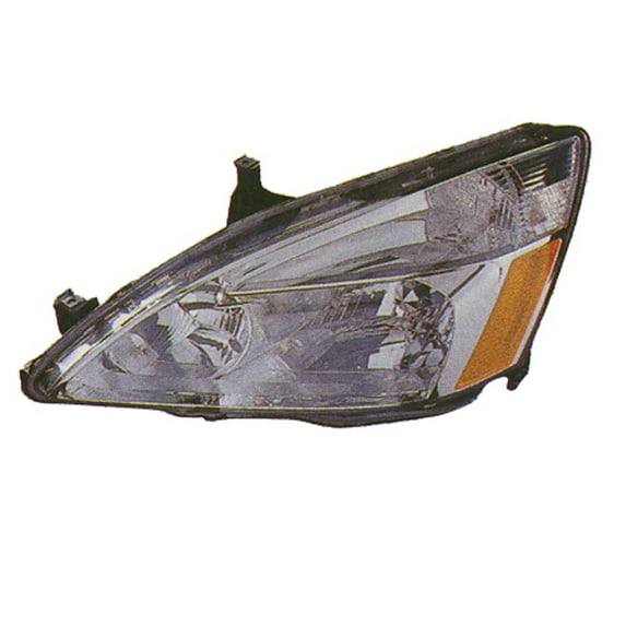 KAI New Economy Replacement Passenger Side Headlight Assembly, Fits 2003-2007 Honda Accord Coupe