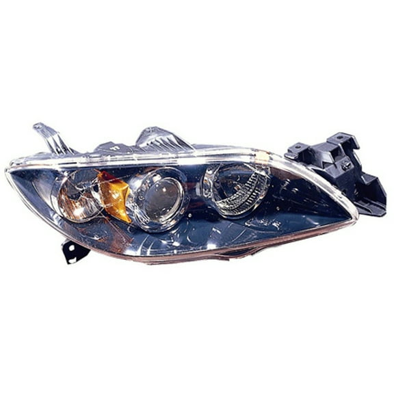 KAI New Economy Replacement Passenger Side Headlight Lens And Housing, Fits 2004-2009 Mazda 3