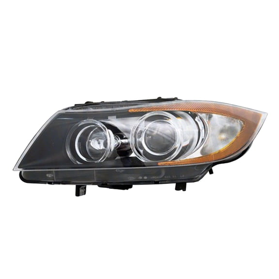 KAI New OEM Replacement Driver Side Headlight Lens And Housing, Fits 2006-2008 BMW 3 Series Sedan