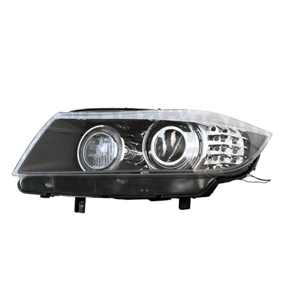 KAI New OEM Replacement Driver Side Headlight Lens And Housing, Fits 2009-2011 BMW 3 Series Sedan