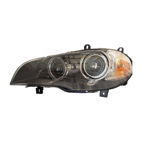 KAI New OEM Replacement Driver Side Headlight Lens And Housing, Fits 2011-2013 BMW X5
