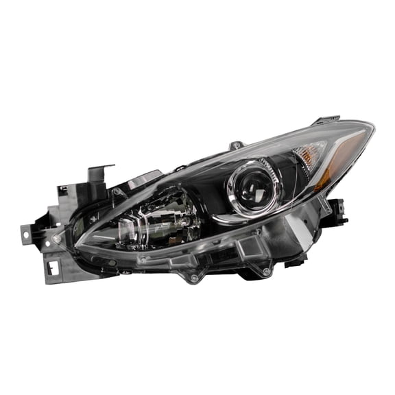 KAI New OEM Replacement Driver Side Headlight Lens And Housing, Fits 2014-2016 Mazda 3