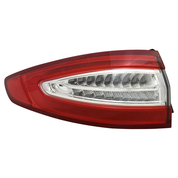 KAI New OEM Replacement Driver Side Outer Tail Light Assembly, Fits 2013-2016 Ford Fusion