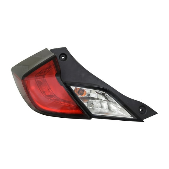 KAI New OEM Replacement Driver Side Outer Tail Light Assembly, Fits 2016-2018 Honda Civic Coupe