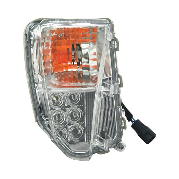 KAI New OEM Replacement Front Driver Side Turn Signal Light Lens And Housing, Fits 2012-2015 Toyota Prius