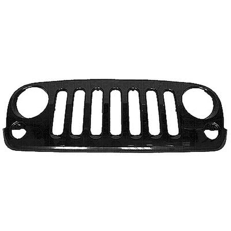 KAI New OEM Replacement Front Grille, Fits 2007-2017 Jeep Wrangler