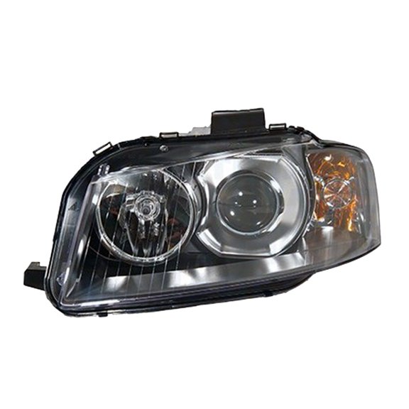 KAI New OEM Replacement Passenger Side Headlight Lens And Housing, Fits 2006-2008 Audi A3