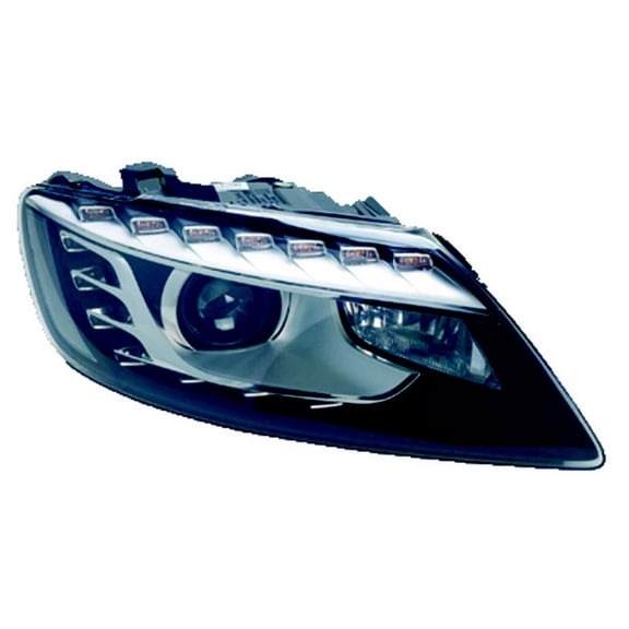 KAI New OEM Replacement Passenger Side Headlight Lens And Housing, Fits 2010-2014 Audi Q7