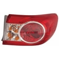 thumbnail image 1 of KAI New OEM Replacement Passenger Side Outer Tail Light Assembly, Fits 2011-2013 Toyota Corolla Sedan, 1 of 1
