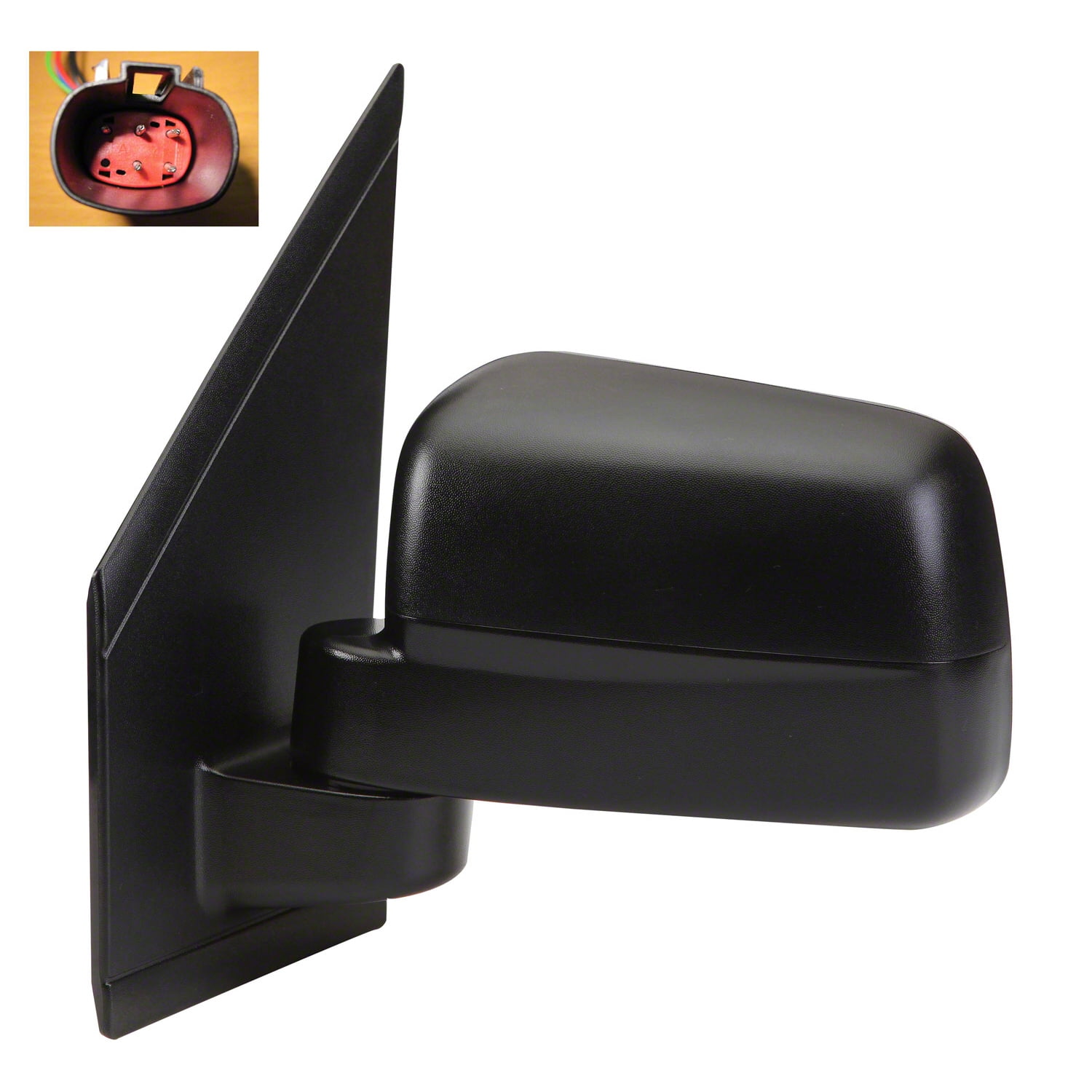 KAI New Standard Replacement Driver Side Door Mirror, Fits 2010-2013 Ford Transit Connect