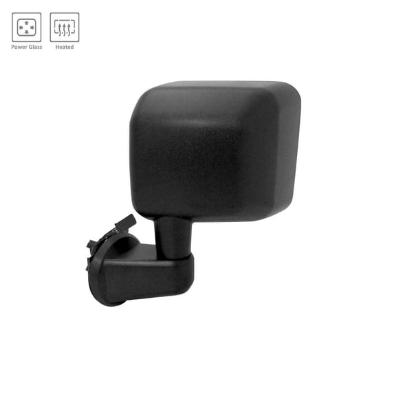 KAI New Standard Replacement Driver Side Door Mirror, Fits 2015-2017 Jeep Wrangler