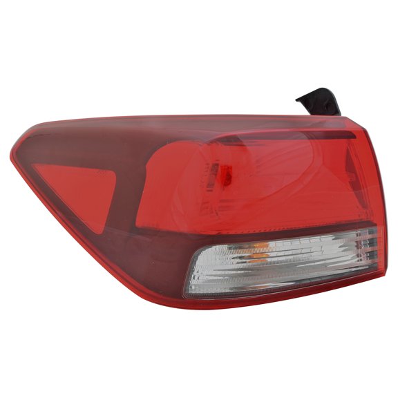 KAI New Standard Replacement Driver Side Outer Tail Light Assembly, Fits 2018-2020 Kia Rio Sedan