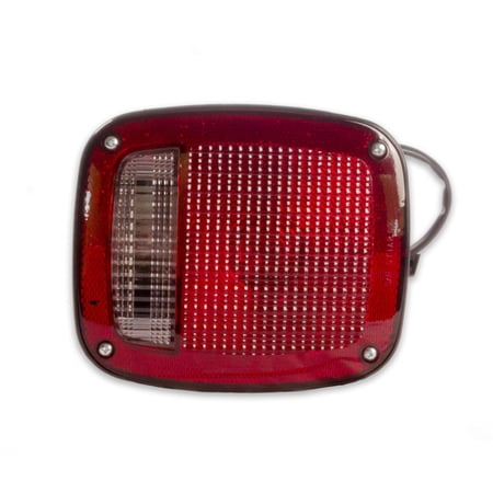 KAI New Standard Replacement Driver Side Tail Light Assembly, Fits 1987-1990 Jeep Wrangler