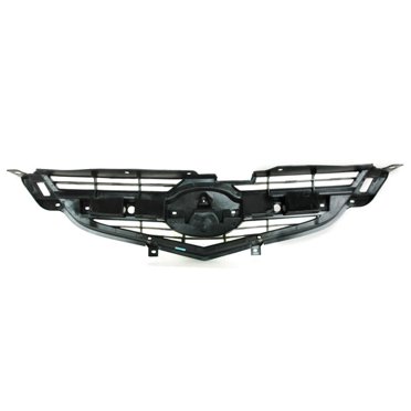 OEM-Style Silver Front Grille Molding For 2007-2008 Acura TL – Center Trim, Direct Fit