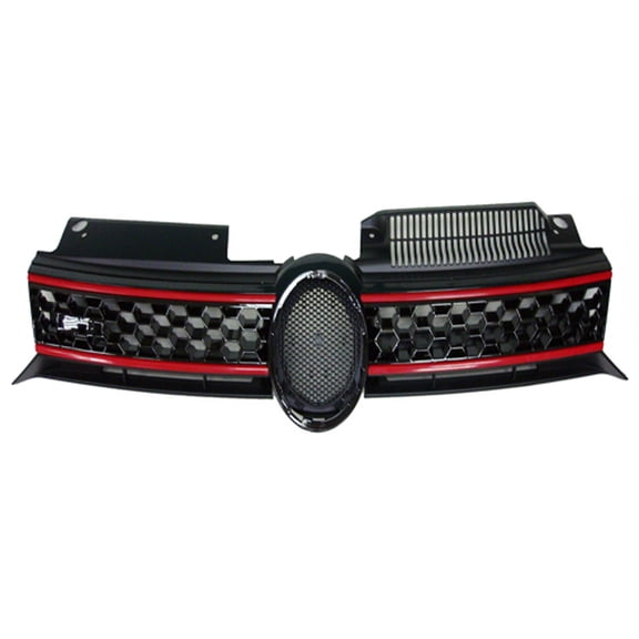 KAI New Standard Replacement Front Grille, Fits 2010-2014 Volkswagen GTI