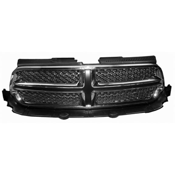 KAI New Standard Replacement Front Grille, Fits 2011-2013 Dodge Durango