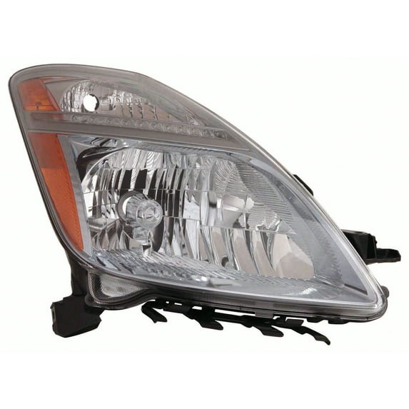 KAI New Standard Replacement Passenger Side Headlight Lens And Housing, Fits 2006-2009 Toyota Prius