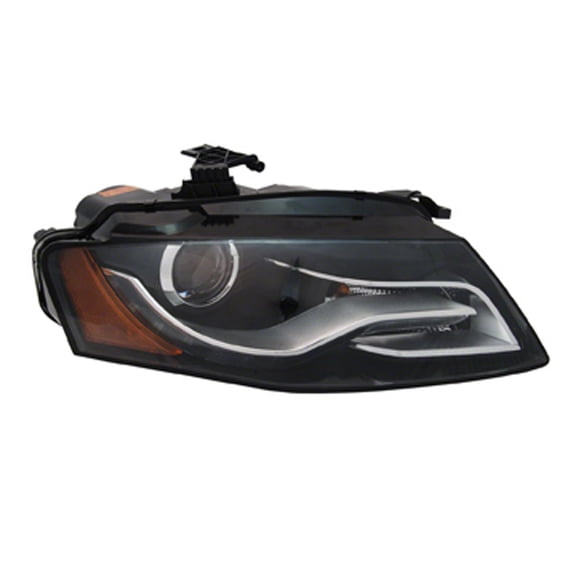 KAI New Standard Replacement Passenger Side Headlight Lens And Housing, Fits 2009-2010 Audi A4