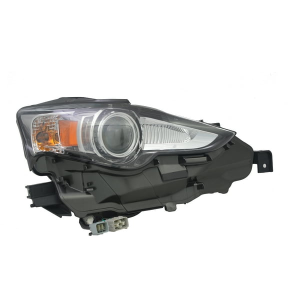 KAI New Standard Replacement Passenger Side Headlight Lens And Housing, Fits 2014-2015 Lexus IS250 Sedan