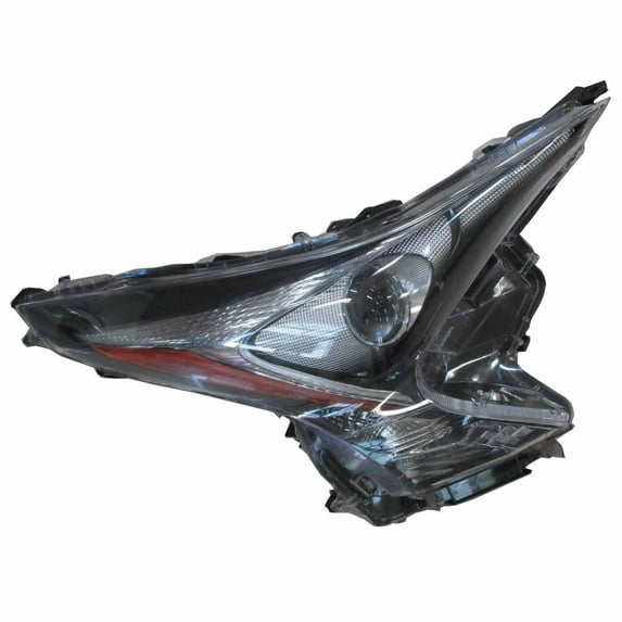 KAI New Standard Replacement Passenger Side Headlight Lens And Housing, Fits 2016-2018 Toyota Prius