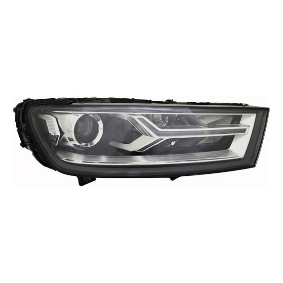 KAI New Standard Replacement Passenger Side Headlight Lens And Housing, Fits 2017-2019 Audi Q7