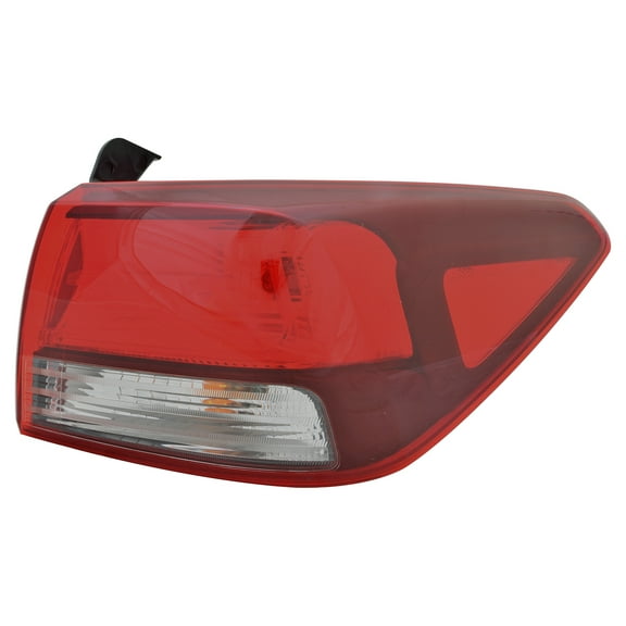 KAI New Standard Replacement Passenger Side Outer Tail Light Assembly, Fits 2018-2020 Kia Rio Sedan