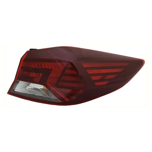 KAI New Standard Replacement Passenger Side Outer Tail Light Assembly, Fits 2019-2020 Hyundai Elantra Sedan