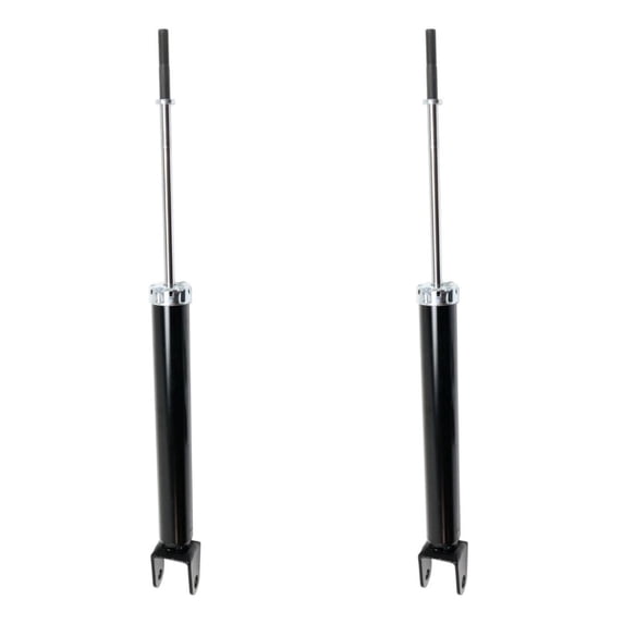 KAIHUIXING 1 Pair Rear Left Right Side Shocks Black Set for Ford for Explorer 3.5L 2011-2012 (2) Shock Absorbers Non-Adjustable-Damping Type Stem Upper Mount Style Twin-Tube-Design 911330