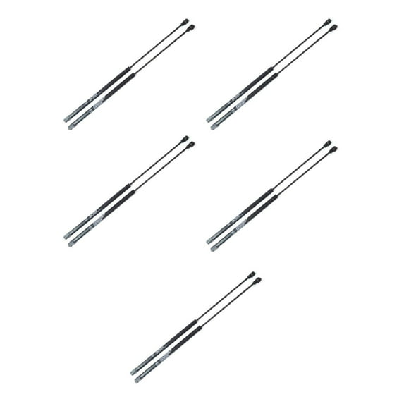 KAIHUIXING 10 Pieces - Window Glass Lift Supports Rear Side Strut Gas Charged Shock Black Steel for Jeep for Grand Cherokee 1999-2004