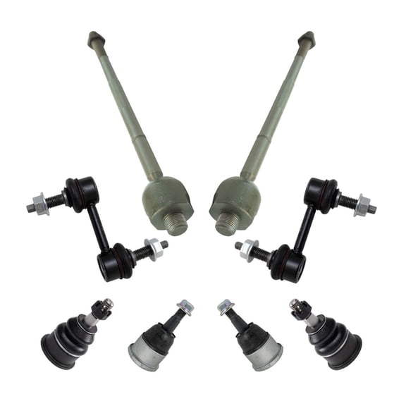 KAIHUIXING 10pc Steering Suspension Kit Ball Joints Tie Rods Sway Bar End Links 10 Piece for Cadillac for XLR 2004-2009,for Chevy for Corvette 1997-2011