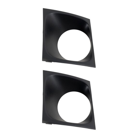 KAIHUIXING 2 Set of - Fog Light Trim for Jeep for Grand Cherokee Laredo/Limited/Overland/Trailhawk 2017-2021 & Trackhawk 2018-2021 Front Driver Passenger (Black)