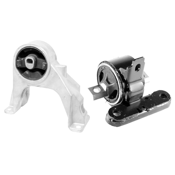 KAIHUIXING 2pcs Engine and Transmission Mount Set Rear Left Driver Side V6 for Dodge for Journey 3.5L 2009-2010 & 3.6L 2011-2019 2-Number in Pack EM-4201 4743957AC