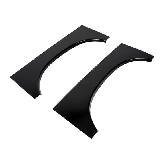 KAIHUIXING 2pcs Quarter Panel Repair Quarter Panel Patch Set Rear Left Driver and Right Passenger Upper Side Steel Black Powder Coated for Dodge for Ram 1500 2002-2008 for Ram 2500/3500 2003-2009