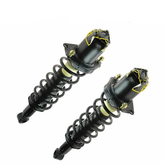 KAIHUIXING 2pcs Rear Left and Right Side with Coil Spring Replacement Suspension Complete Assembly Strut Shock Absorber Pair Set for Toyota for Prius 2004-2009