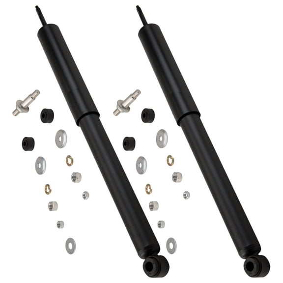 KAIHUIXING 2pcs Rear Side Shock Absorbers for Chevy for Camaro 3.8L/4.1L/4.9L/5.3L/5.7L/6.5L 67-69 & 5.4L 68-69 for Chevy II 2.5L/3.2L 62-67 & 4.6L 63-67 & 3.8L 64-66 & 5.3L 65-67