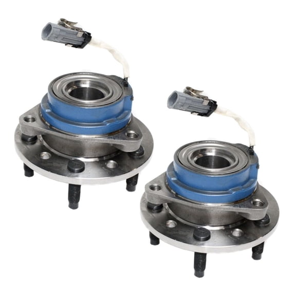 KAIHUIXING 2pcs Wheel Hub Assembly Front Left Driver Right Passenger Side with ABS Sensor 5 Lugs 4WD for Alero 99-04 for Classic 04-05 for Cutlass 97-99 for Grand Am 99-05 for Malibu 97-03