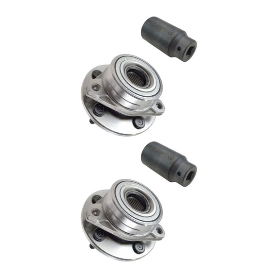 KAIHUIXING 2pcs - Wheel Hub and Bearing Assembly Kit Front Left Driver or Right Passenger Side Socket for Ford for Taurus 3.0L 96-07 & 3.4L 96-99,for Lincoln for Continental 4.6L 95-02