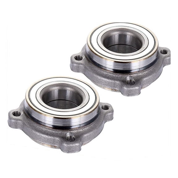 KAIHUIXING 2pcs Wheel Hub and Bearing Assembly Set Rear Left Right Painted for BMW for X1 2.0L/3.0L 2012-2015 4-Flange Bolt Encoder-ABS Sensor NT512549X2 WA512549