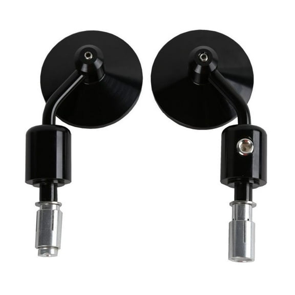 KAIHUIXING 3" Round 7/8" Handle Bars End Rearview Door Mirrors for Aprilia,for Benelli,for BMW,for Buell,for Ducati,for Honda,for Hyosung,for Indian,for Kawasaki,for Suzuki,for Triumph,for Yamaha