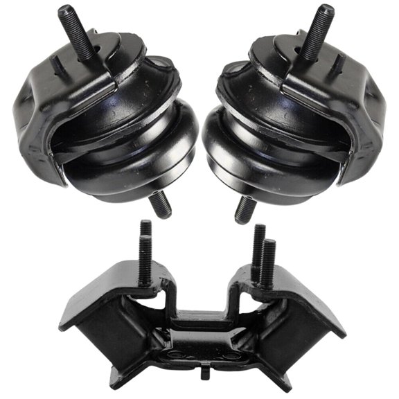 KAIHUIXING 3pcs Engine and Automatic Transmission Motor Mount Set Kit Front Rear Left Driver and Right Passenger Side L6 for Lexus for SC300 3.0L 1992-2000 EM-5367 EM-5769