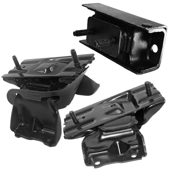 KAIHUIXING 3pcs Engine and Transmission Motor Mount Set Kit Front Rear Left Driver and Right Passenger Side for Ford