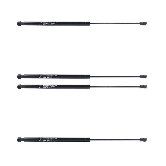 KAIHUIXING 4 Pieces - Window Lift Supports Rear Side Gas Charged Shock Struts Spring Rod Arms Black Steel for Honda for Passport 1994-2002,for Isuzu for Amigo 1999-2000 for Rodeo 1991-2004