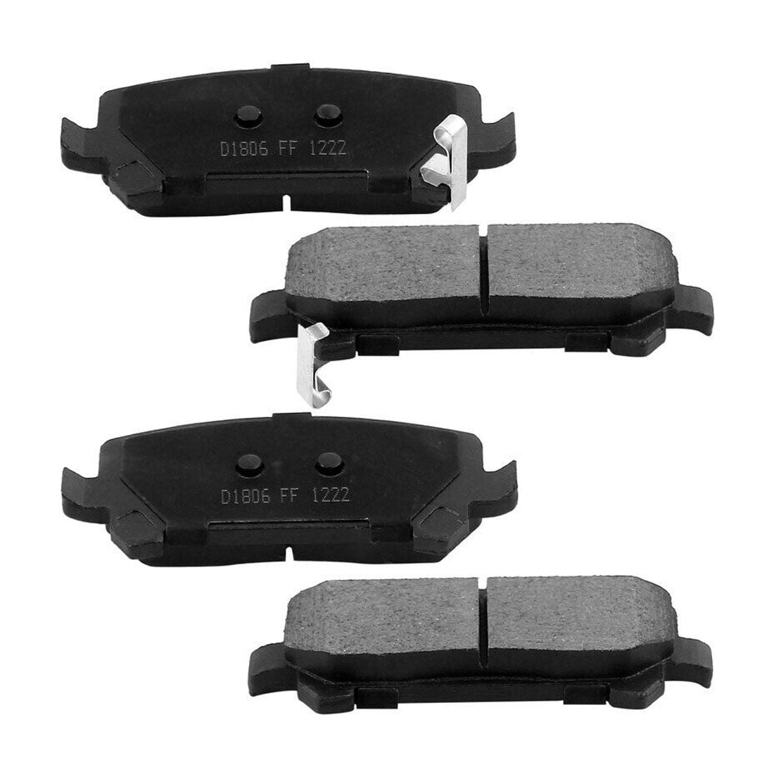 KAIHUIXING (4) Rear Ceramic Brake Pads for Chevy for Colorado 2.5L/3.6L 2015-2020 & 2.8L 2016-2020,for GMC for Canyon 2.5L/3.6L 2015-2020 & 2.8L 2016-2020 RCBPF222CCGC