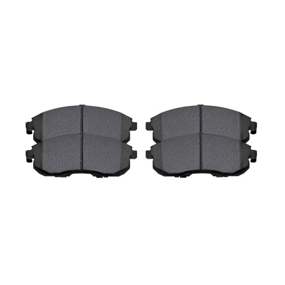 KAIHUIXING 4pcs Disc Brake Pad Set Kit Front Left Right Black Ceramic Slotted for Sentra for Maxima for Juke for Cube for Altima for G35 for I30 for 350Z 5.5 in-Height
