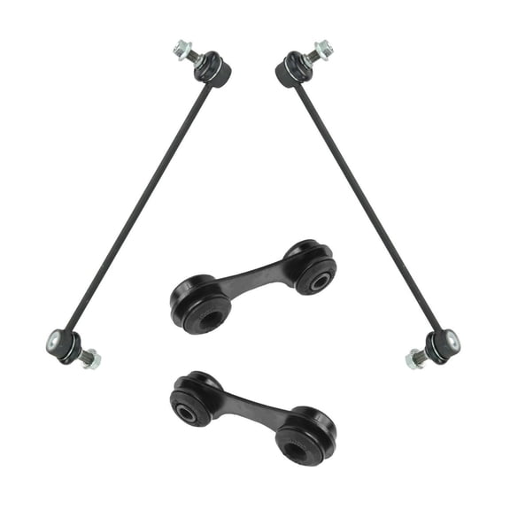 KAIHUIXING 4pcs Stabilizer Suspension Sway Bar Linkage Kit Front Rear Left Driver Right Passenger Side for Saab for 9-3 2.0L 2003-2011 & 2.8L 2006-2009 for 9-3X 2.0L 2010-2011 4 Piece